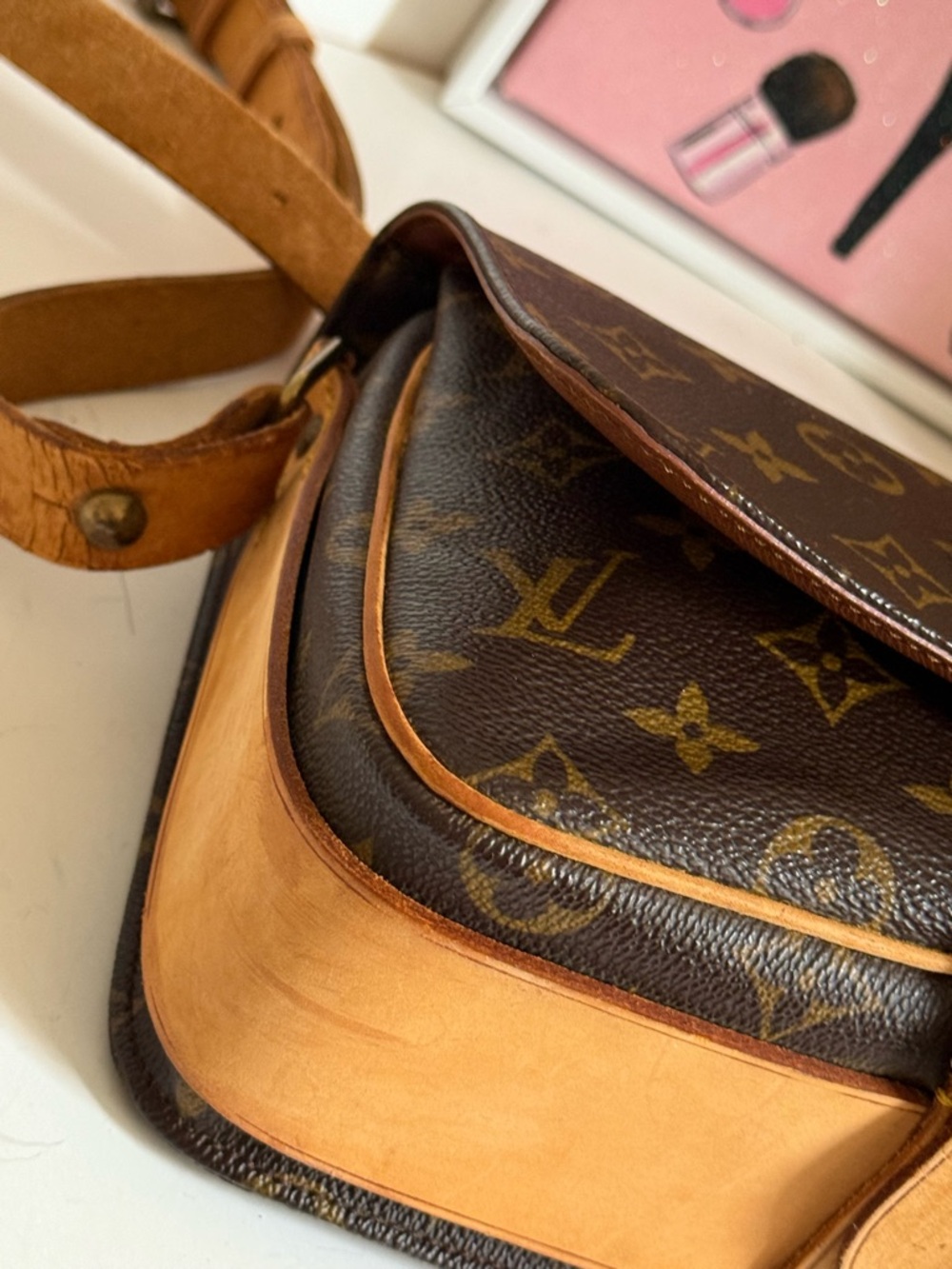 Louis Vuitton Cartouchiere MM  Monogram Crossbody Bag 🌟 - Picture 16 of 17